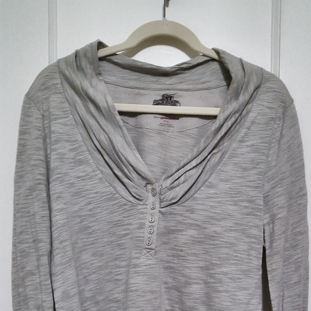 Anthropologie gray Pilcro shirt XL